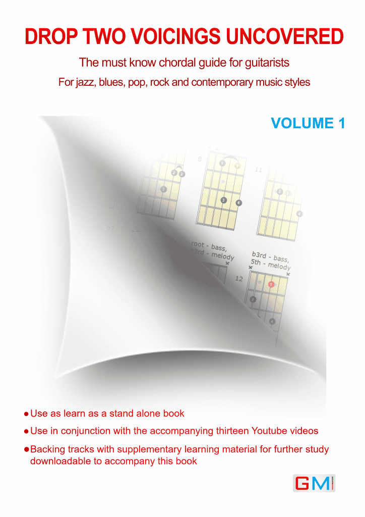 Find drop 2 voicings for guitar on Amazon