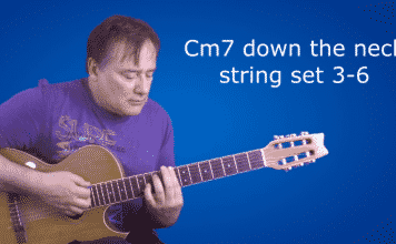 a minor 7 guitar chord