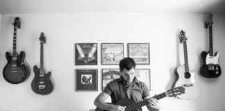 learning guitar