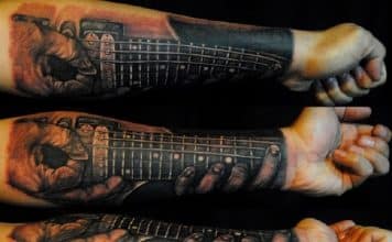 guitar tattoos