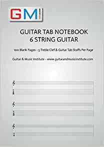 blank guitar tab book