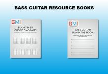 blank bass chord book