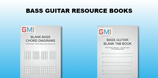 blank bass chord book