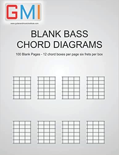 Blank bass chord book