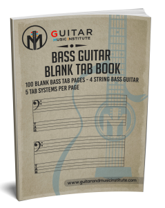 4 String Bass TAB boxes