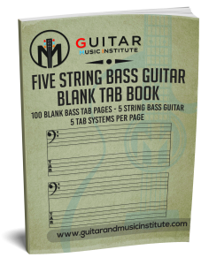 5 String Bass TAB book 