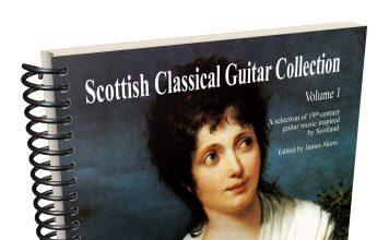 Immerse Yourself in Scottish Classical Guitar with our Coil-Bound Guitar Collection Scottish Book Spiral Bound New Logo