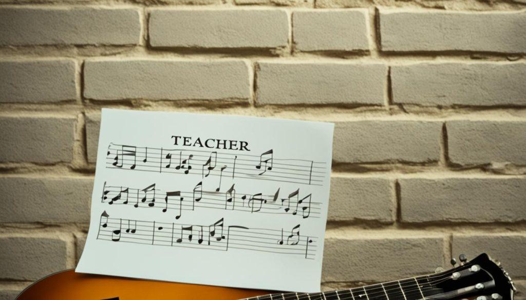 How to find the right guitar teacher
