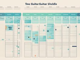 Guitar practice schedule