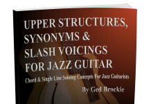 Perfect Bound Upper Voicings for guitar