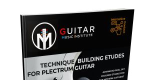 Technique Building Etudes For Plectrum Guitar