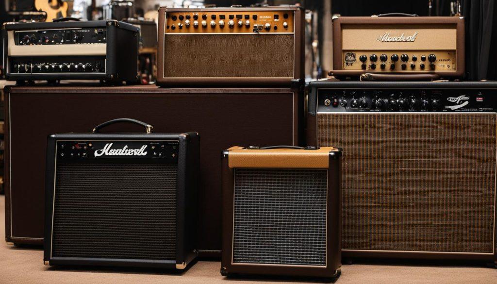 guitar amp options