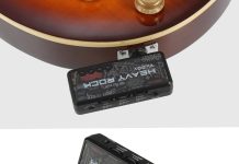 electric guitar plug headphone amp amplifier heavy compact portable 3