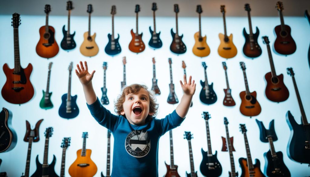 selecting the right guitar for a child