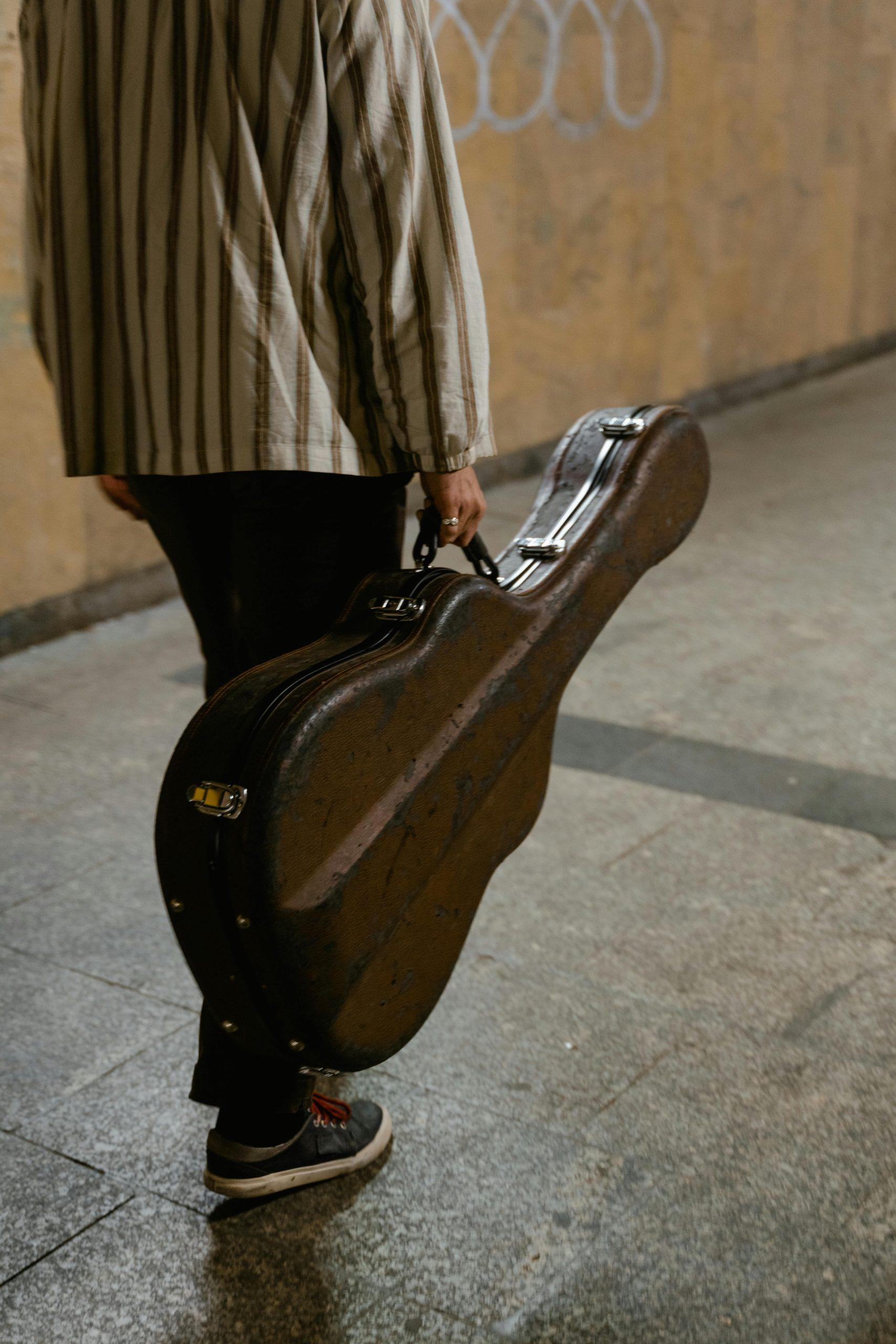 Guitar hard case