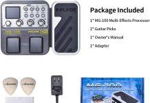 MG-100 Professional Multi-Effects Pedal Processor Review mg 100 professional multi effects pedal processor multi effects guitar pedal with 72 presets 58 effects 40s record elect 1