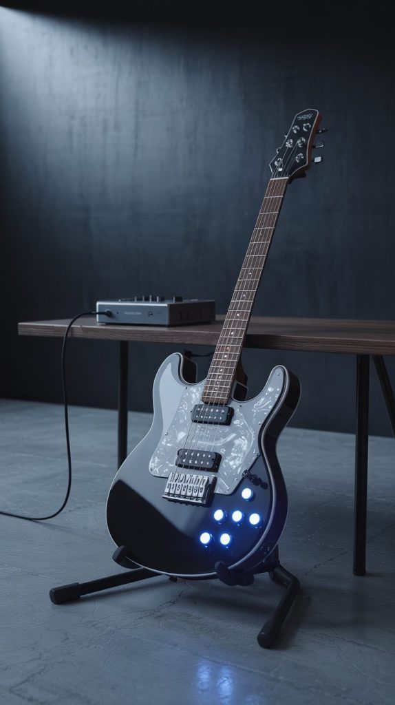 a photograph of a modern midi guitar res PVZePE SfGhw SzAXTnQ hELZNLAJRPmXbCSuVUOBA