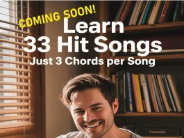33 hit songs just 3 chords a song for guitar