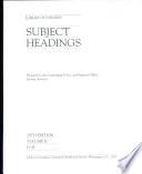 Library of Congress Subject Headings