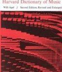 Harvard Dictionary of Music Harvard Dictionary of Music