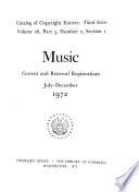 Catalog of Copyright Entries, Third series
