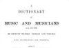Dictionary of Music and Musicians, (A.D. 1450-1889). Dictionary of Music and Musicians, (A.D. 1450-1889).