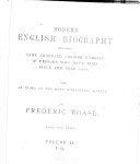 Modern English Biography, Containing Many Thousand Concise Memiors of Persons who Have Died Since the Year 1850, with an Index of the Most Interesting Matter Modern English Biography, Containing Many Thousand Concise Memiors of Persons who Have Died Since the Year 1850, with an Index of the Most Interesting Matter