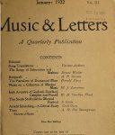 Music & Letters Music & Letters